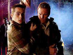 sourwolves:  Teen Wolf Meme → Five characters → Sheriff Stilinski [2/5]  I love their father&son relationship. Needs more screen-time.