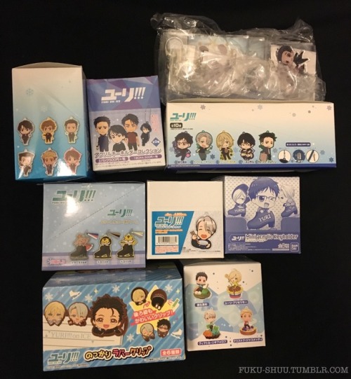 Also just finally received all the February YOI merchandise releases! Will do some proper reviews over at @yoimerchandise soon :)