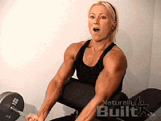 with arms like this bet she would be good on a farm,bet she is strong like strong