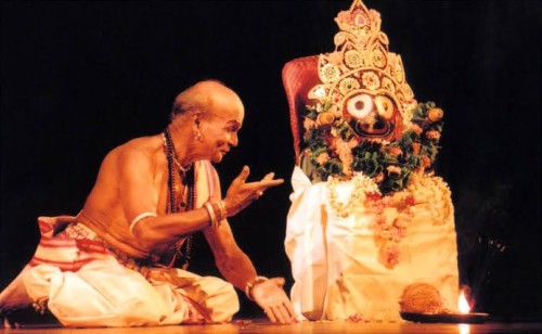 Jagannatha and odissi Guru Keluvharan Mohapatra
