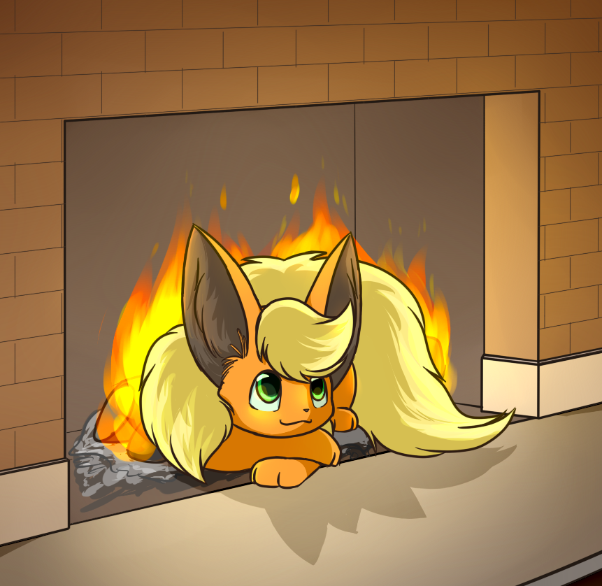 fridayflareon:fire poof is fire proof x3 