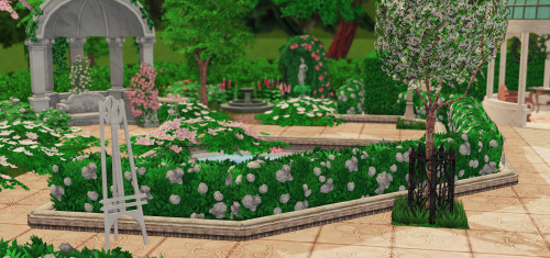 hazelpuff: Cudlow wip - Flowery Gardens of Williams Manor SWOON.