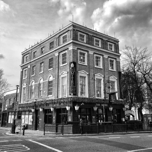 The Mitre. Greenwich, South London, March 2022.