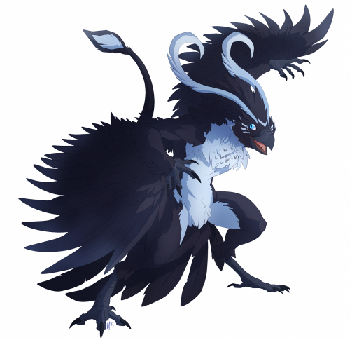 hornedfreak:  Continuing with overdue stuff, three out of several I needed to do today, for Kurrikage on FA! 