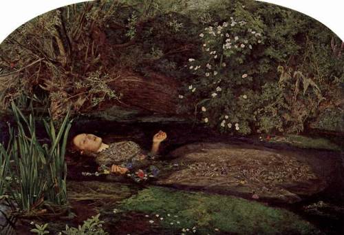 artist-millais: Ophelia, John Everett MillaisMedium: oil,canvaswww.wikiart.org/en/john-evere