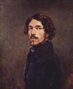 Self-Portrait - Eugene Delacroix 1860