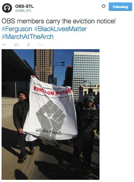 socialjusticekoolaid:   HAPPENING NOW (12/31/14): Ferguson St Louis protesters are demonstrating out front and occupying inside of St Louis Metropolitan PD HQ. Arrests have been made and pepper spray has been used. We’re closing out 2014 strong and