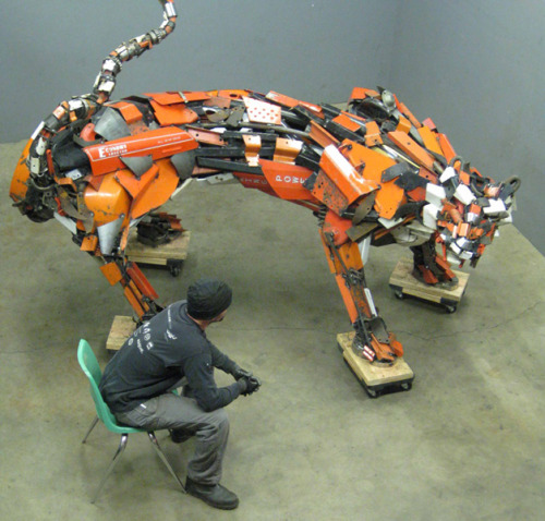fer1972:  Metal Sculptures by Steel Pond Studios