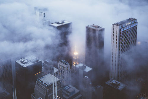 Porn itscolossal:  Chicago Fog / Michael Salisbury photos