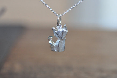 sosuperawesome:Origami animal necklaces and origami heart ring by JamberJewels on Etsy • So Sup