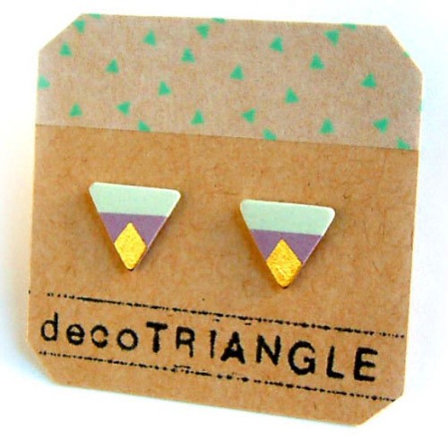 ❤️these 80&rsquo;s inspired Handmade Geometric Earrings by #decosquare ! #etsy #etsyseller #hand