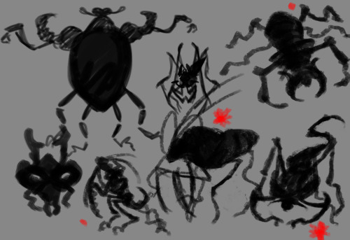 I spent my entire day doing bug silhouettesHelp me