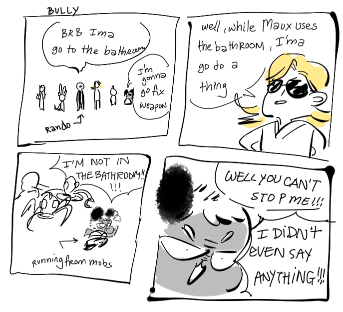 c2oh:  harassed for no reason