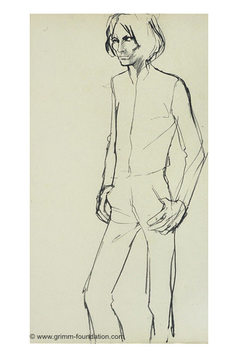 Gerd Grimm, sketches for his advertising artwork, i.e. Reval cigarettes, 1970s. Germany. Via Grimm F