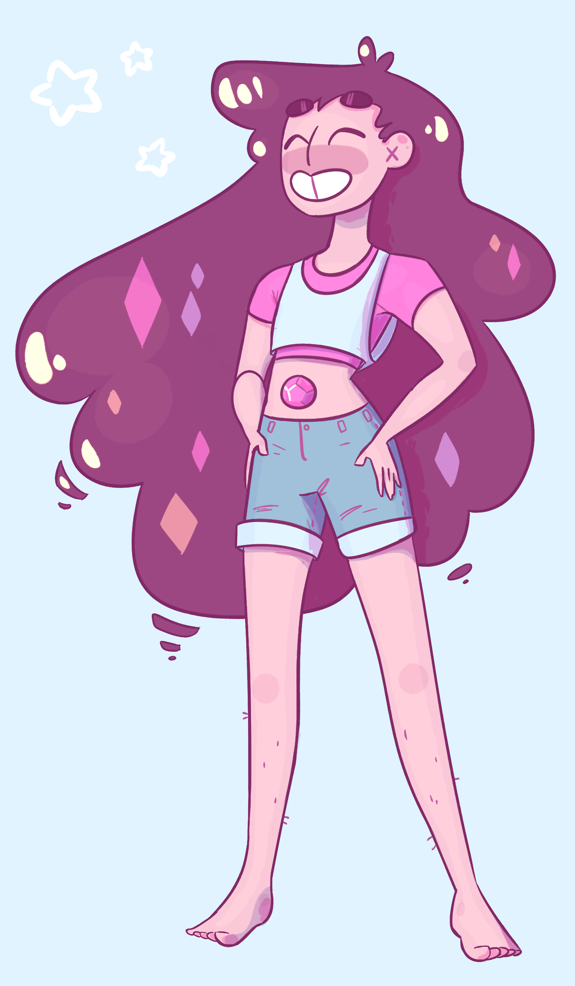 sleepyseaslug:a couple cute stevonnies!!&lt;3