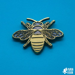 mayakern:  mayakern: i’ve been redoing a BUNCH of my enamel pin photos and i’m so close to being done!! here’s a bunch of the new pictures, plus there’s a bunch more on the store! store.mayakern.com  the antique gold bee pin has been restocked!