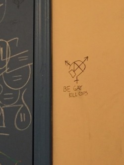 queergraffiti: kurloz-maracas: spotted at