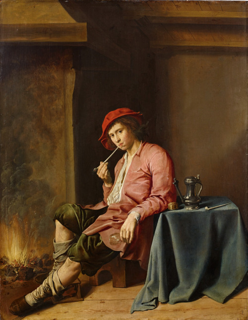 Young Smoker, by Jan Miense Molenaer, Accademia Carrara, Bergamo.