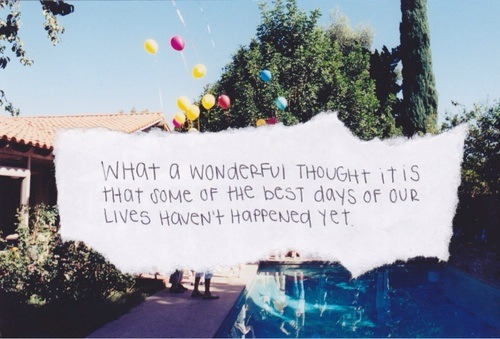 Lucky you.