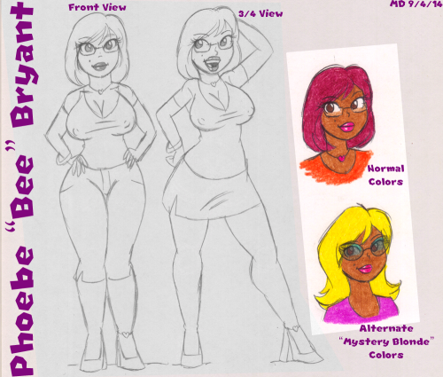 mdetector5:  Here’s a new drawing, and I finally got Bee how I wanted her to look…
