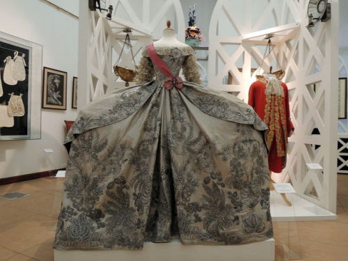 Replica of Catherine II’s wedding dress from 1745