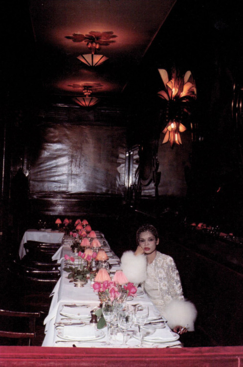 pinkhorrorshow: Bianca Jagger in Vogue UK 1974