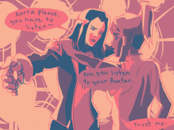 vampyrrhicvictory:  For prplpen, Korra/Asami in #7. (Sorry I don’t know One Piece, but I’m glad you tried requesting it anyway, it never hurts to try!) I know this seems…oddly confrontational for a ship piece, but bear with me a moment. Basically,