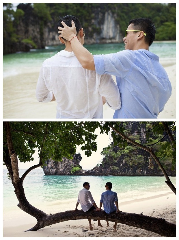 asianboysloveparadise:Happy WeddingAndrian &amp; Son 