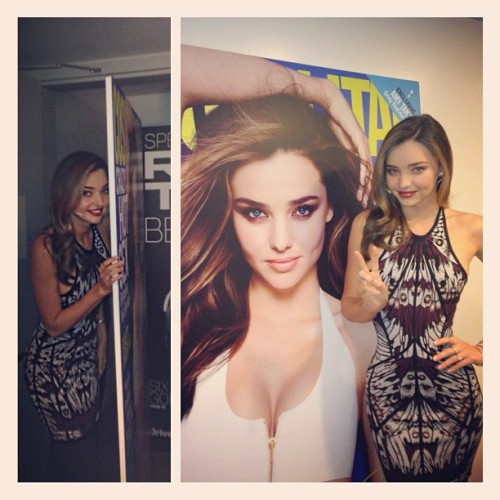 beautiful-miranda:     Fun day with @cosmopolitan at #hearstmagfront#outnow        
