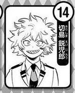 magesup: this is the closest thing well probably ever get to a canon pink kiri  horikoshi please let me see my pink boi 