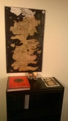 I got my Westeros puzzle glued and hung.