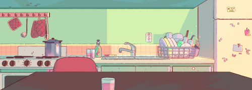 stevencrewniverse:  Part 1 of a selection of Backgrounds from the Steven Universe episode: Onion FriendArt Direction: Jasmin LaiDesign: Steven Sugar, Emily Walus, and Sam BosmaPaint: Amanda Winterstein and Ricky CometaOnion Friend Backgrounds Part 2