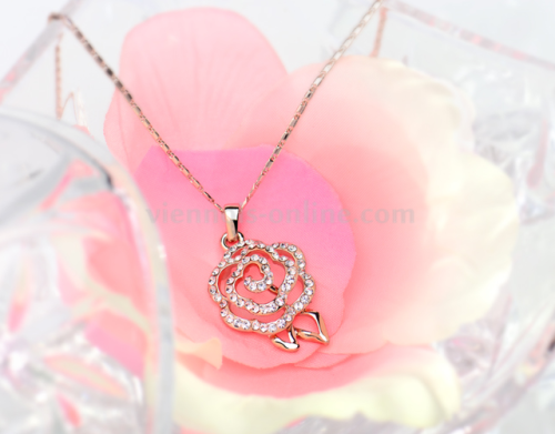 XXX viennois-online:  Rose gold and CZ diamond photo