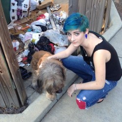 captainblucifer:  Me and my pal, Trashdog 