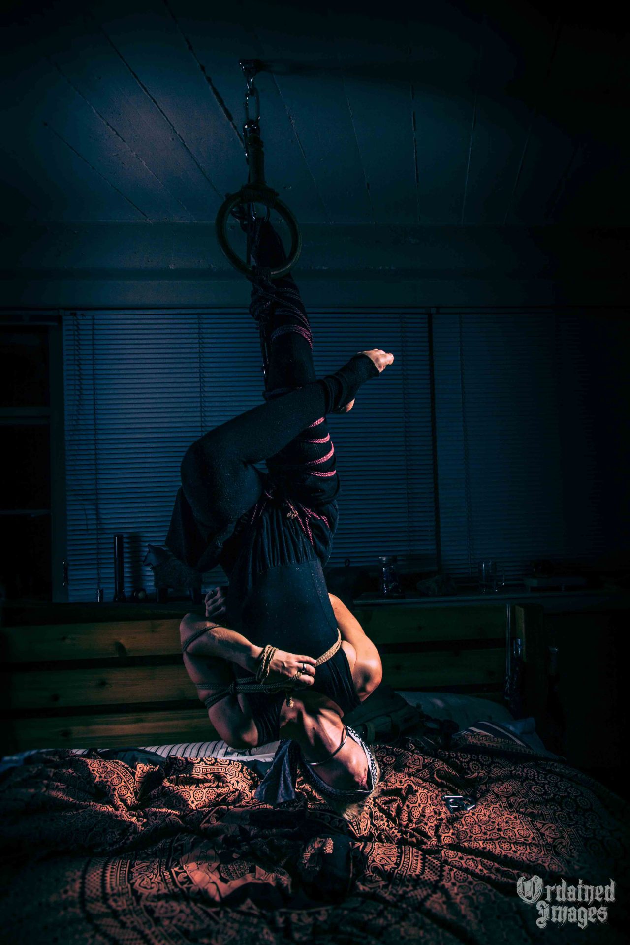 daddysdirtyblonde:  A night in, sprinkled with a bit of self-suspension practice