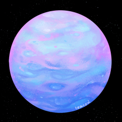 teacosi:  ive been drawing some make-believe planets/moonsmostly based on jupiter and its moons