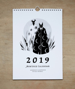 chrisbmarquez:ullathynell:Some pages from the illustrated calendar 2019, fresh… by Ulla Thynell &gt; https://society6.com/ullathynell?curator=bmarquez