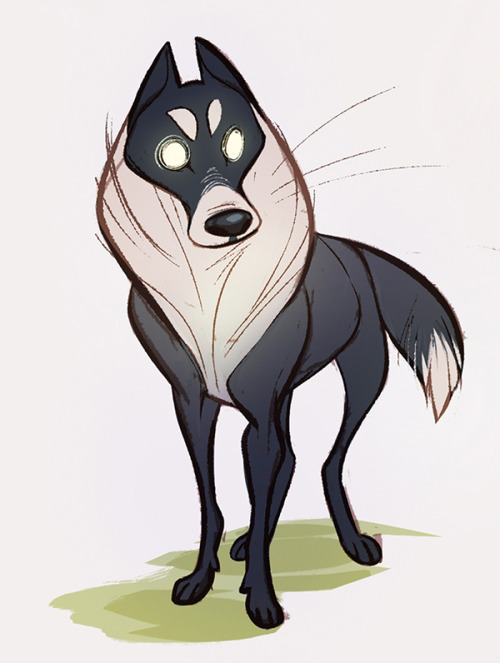 kellamartinart:  some wolf doodles.