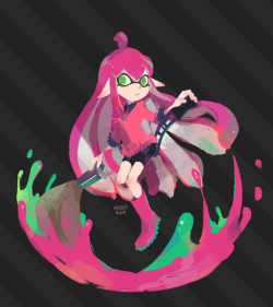 missusruin:  Been drawing ocs as squids and/or