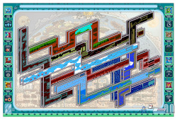 it8bit:  Mega Man 2 - Isometric Map Mockup  Created by Bill Mudron