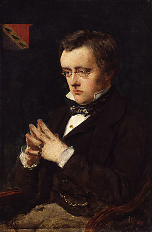 Portrait of Wilkie Collins, 1850, John Everett Millais