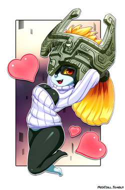 neocoillart:  Keyhole sweater Midna, it had to be done.