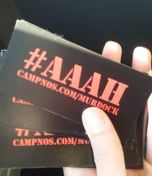 #AAAH STICKERS CAME IN TODAY!  CampNos.com/Murdock is live! Album dropping at the end of the month, 