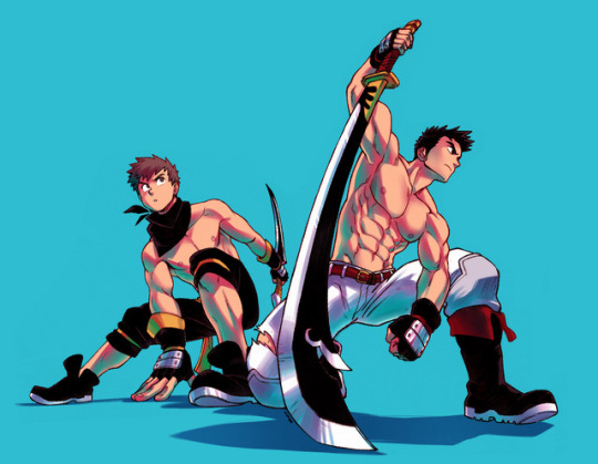 raymondoart:  If this were an RPG, Rao is thief and Raeyr is berserker.Coloring some of my fav my inktober for warm upAlso I’m sorry if I’m not so active on tumblr anymore. My country BLOCKED tumblr so its making me hard to access… 