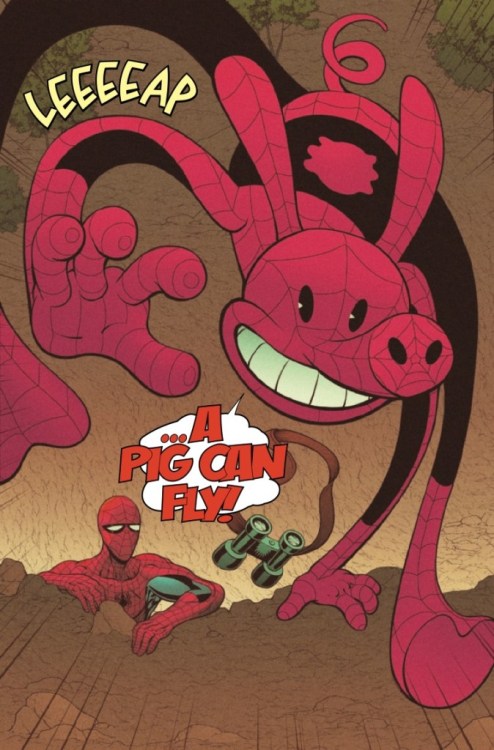 …A PIG CAN FLY!  - Spider-Ham #3 - Art by Will Robson