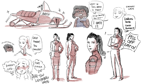jungworth:  korrasami au where korra is chief of the southern water tribe and asami is on “vacation” at the southern water tribe but she’s really hoping to get korra’s favor so she can industrialize the south pole… drama ensues….korra is