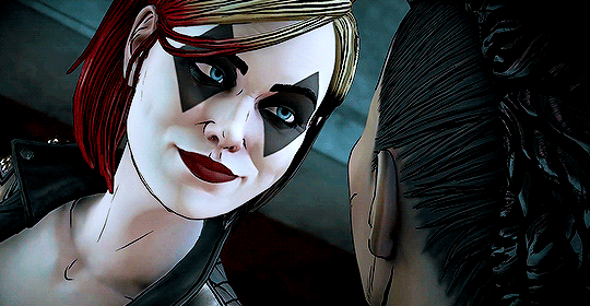 jokerous: Harley Quinn in the episode 2 of Telltale’s Batman: The Enemy Within “The