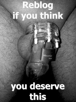 cute-hotwife:  Cuckold Confessions  Like usual, my gf is asleep next to me and I&rsquo;m on  Tumblr playing with my dick. I can&rsquo;t help it. I wish she would lock me in chastity so I could always be ready for her