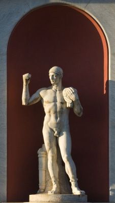 ganymedesrocks:   Stadium of Marbles - Rome - Italy in the 1930’s  The Stadio dei Marmi (Italian: “Stadium of the Marbles”) is a sport stadium in the Foro Italico, a sport complex in Rome, Italy.  It was designed in the 1920s as a complement to