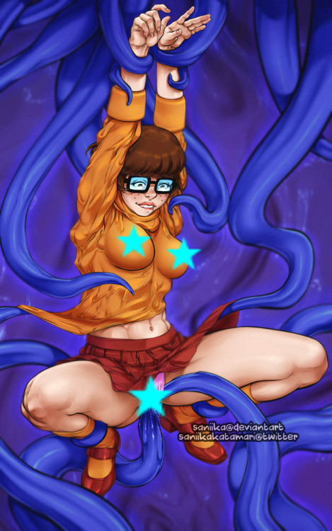 Commission: Oh, Jinkies! Velma&rsquo;s fave love monster.For commission info click here: bit.ly/san